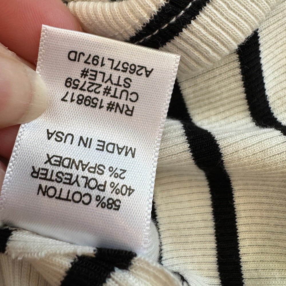 Altar'd State Striped Ribbed Cropped Tank Top Size XL Y2K 90s Grunge Retro NWT - Picture 7 of 9